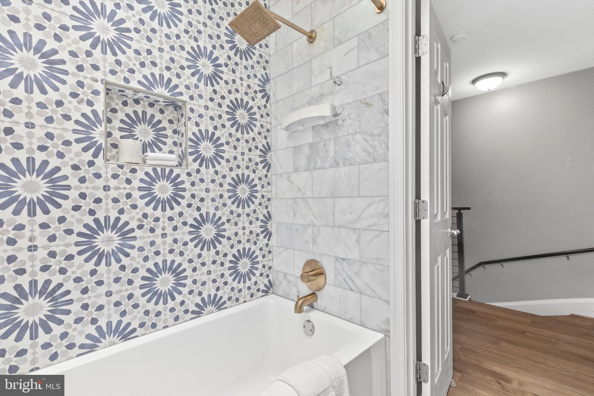 124 O Street Southwest Washington, DC 20024 - Photo 15 of 29 Updated Hall bathroom