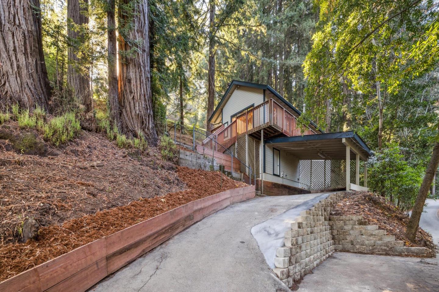 20080 Gist Road Los Gatos, CA 95033 - Photo 29 of 35 a view of a house with large trees