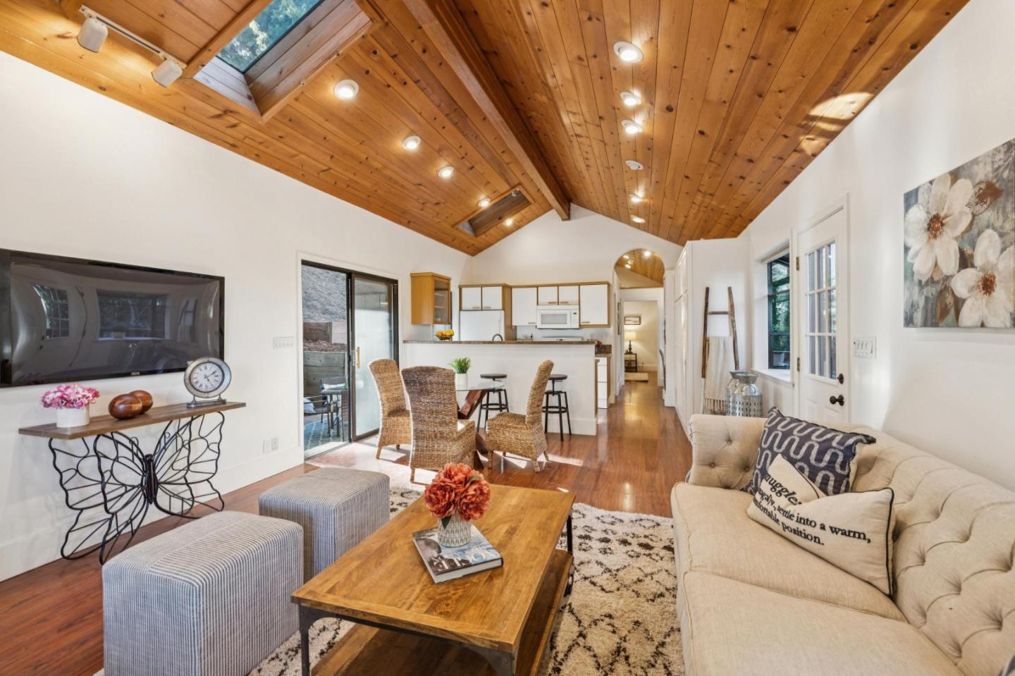 20080 Gist Road Los Gatos, CA 95033 - Photo 6 of 35 a living room with furniture and a wooden floor