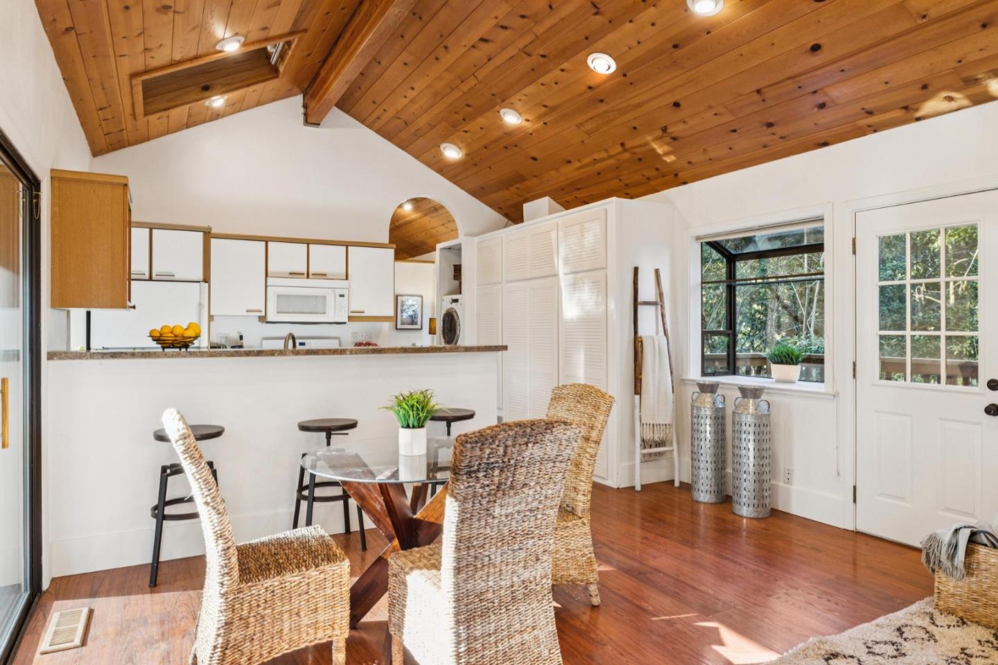 20080 Gist Road Los Gatos, CA 95033 - Photo 7 of 35 a dining room with stainless steel appliances granite countertop furniture and a kitchen view