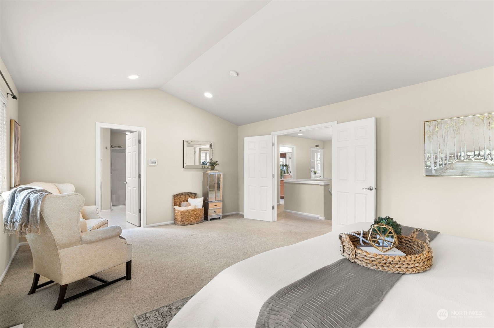23617 17th Avenue West Bothell, WA 98021 - Photo 17 of 31 a bedroom with furniture and a large window