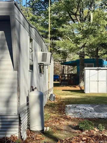 a view of a back yard of the house