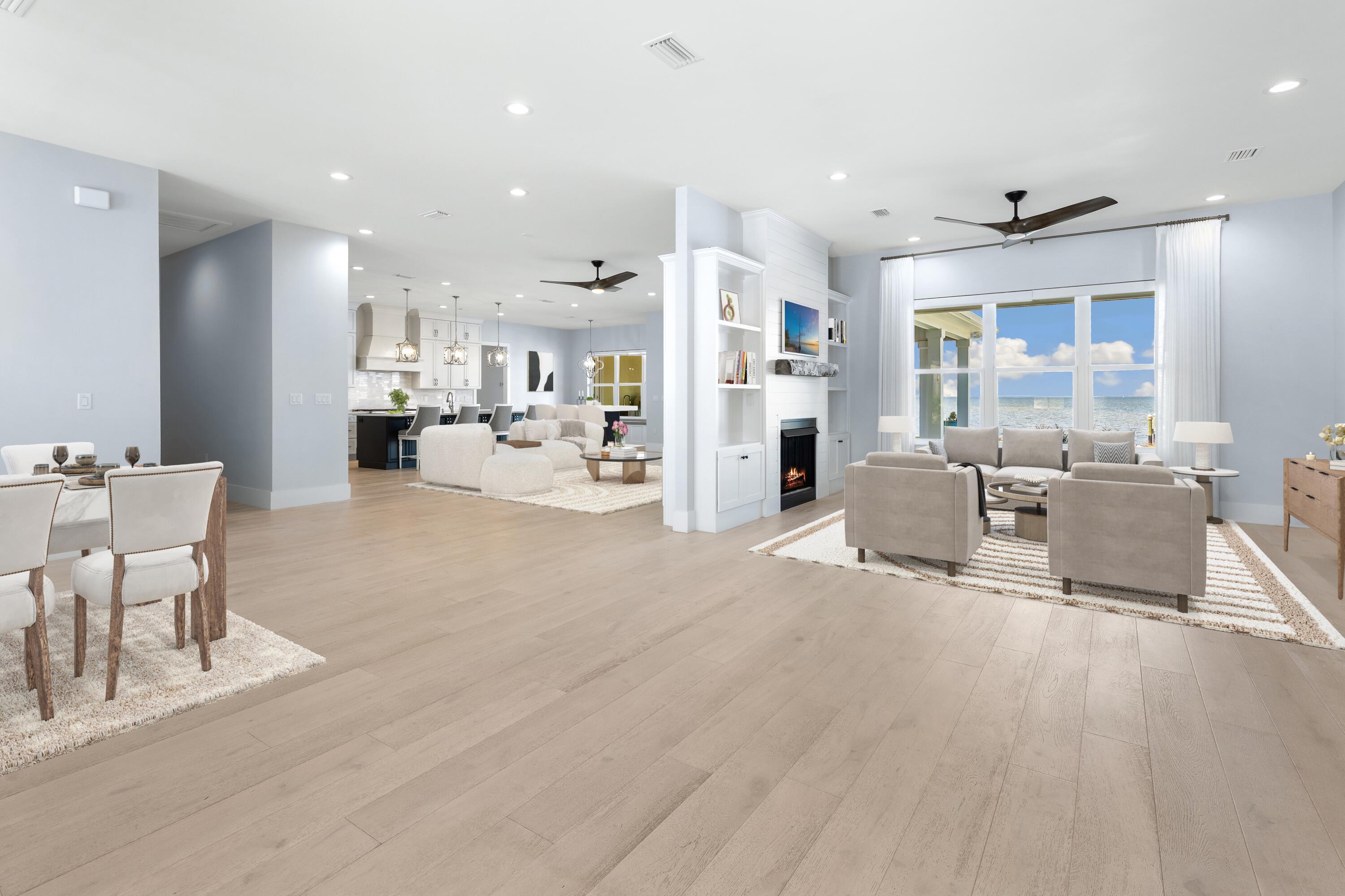 399 Driftwood Point Road Santa Rosa Beach, FL 32459 - Photo 12 of 94 a living room with furniture and a large window