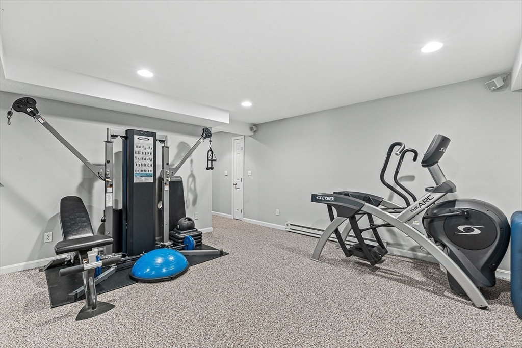 20 Algonquian Drive Natick, MA 01760 - Photo 32 of 40 a view of a room with gym equipment