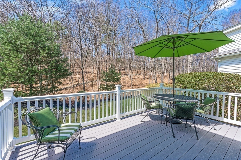 20 Algonquian Drive Natick, MA 01760 - Photo 38 of 40 a view of a chair and table on the deck