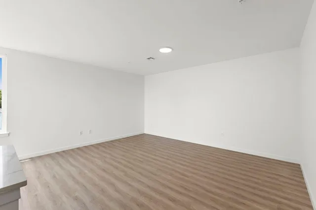 wooden floor in a room