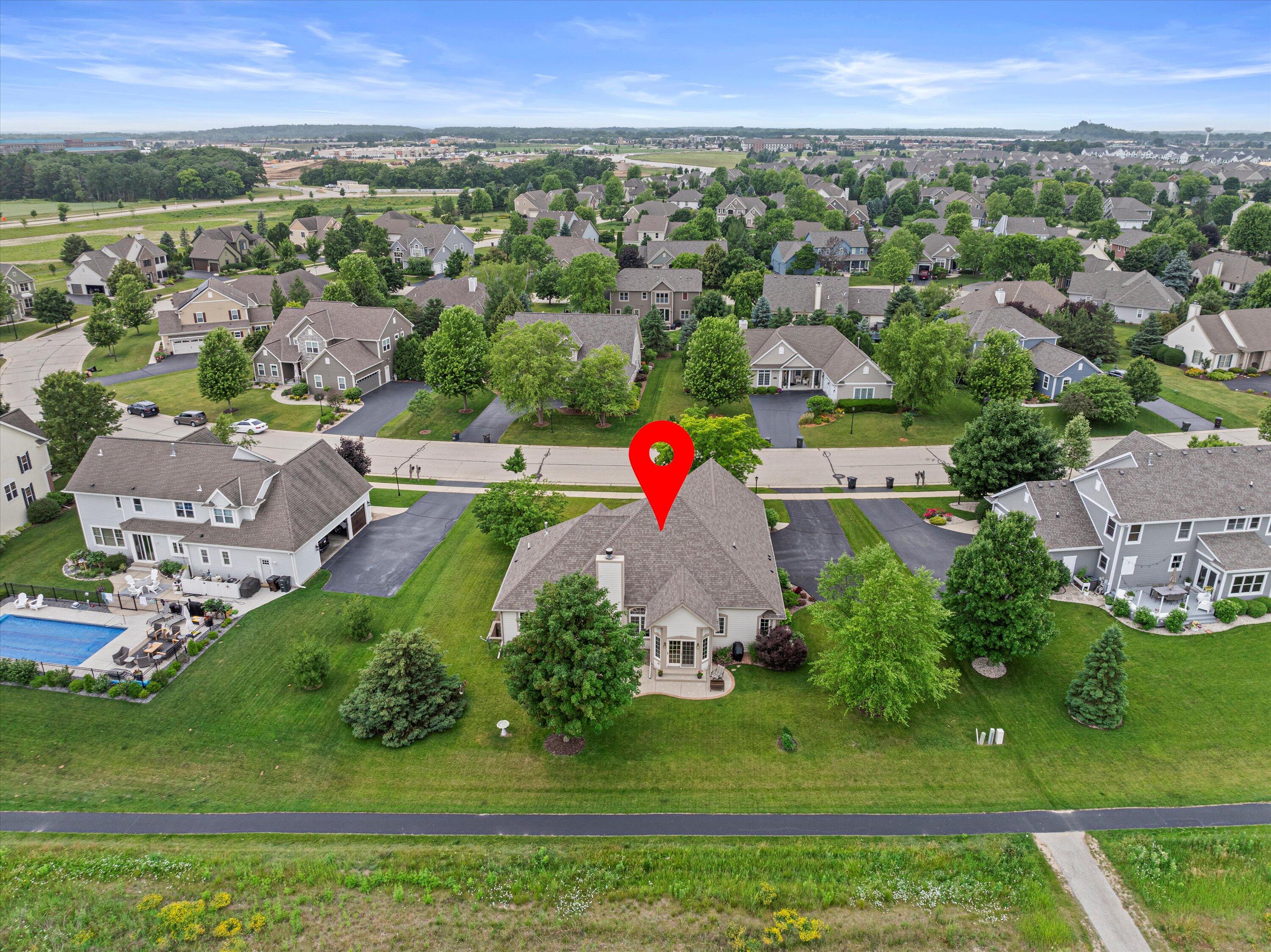 1855 River Lakes Road South Oconomowoc, WI 53066 - Photo 39 of 40 Drone Shot