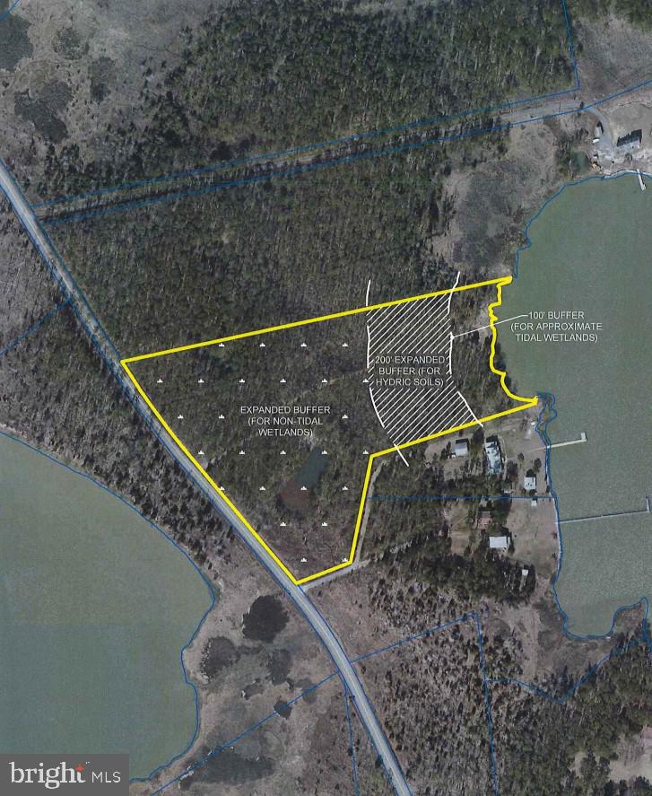 Cassons Neck Road Cambridge, MD 21613 - Photo 1 of 5 Aerial View of Lot