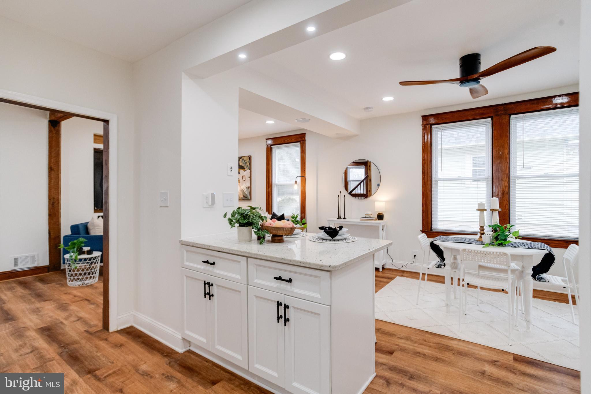 7932 Philadelphia Road Baltimore, MD 21237 - Photo 16 of 44 a view of a kitchen counter space and windows