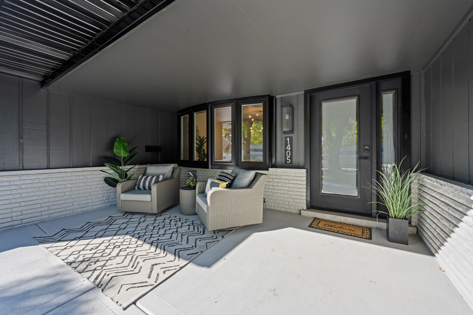 1405 West Street Naperville, IL 60563 - Photo 4 of 43 a living room with furniture and a potted plant