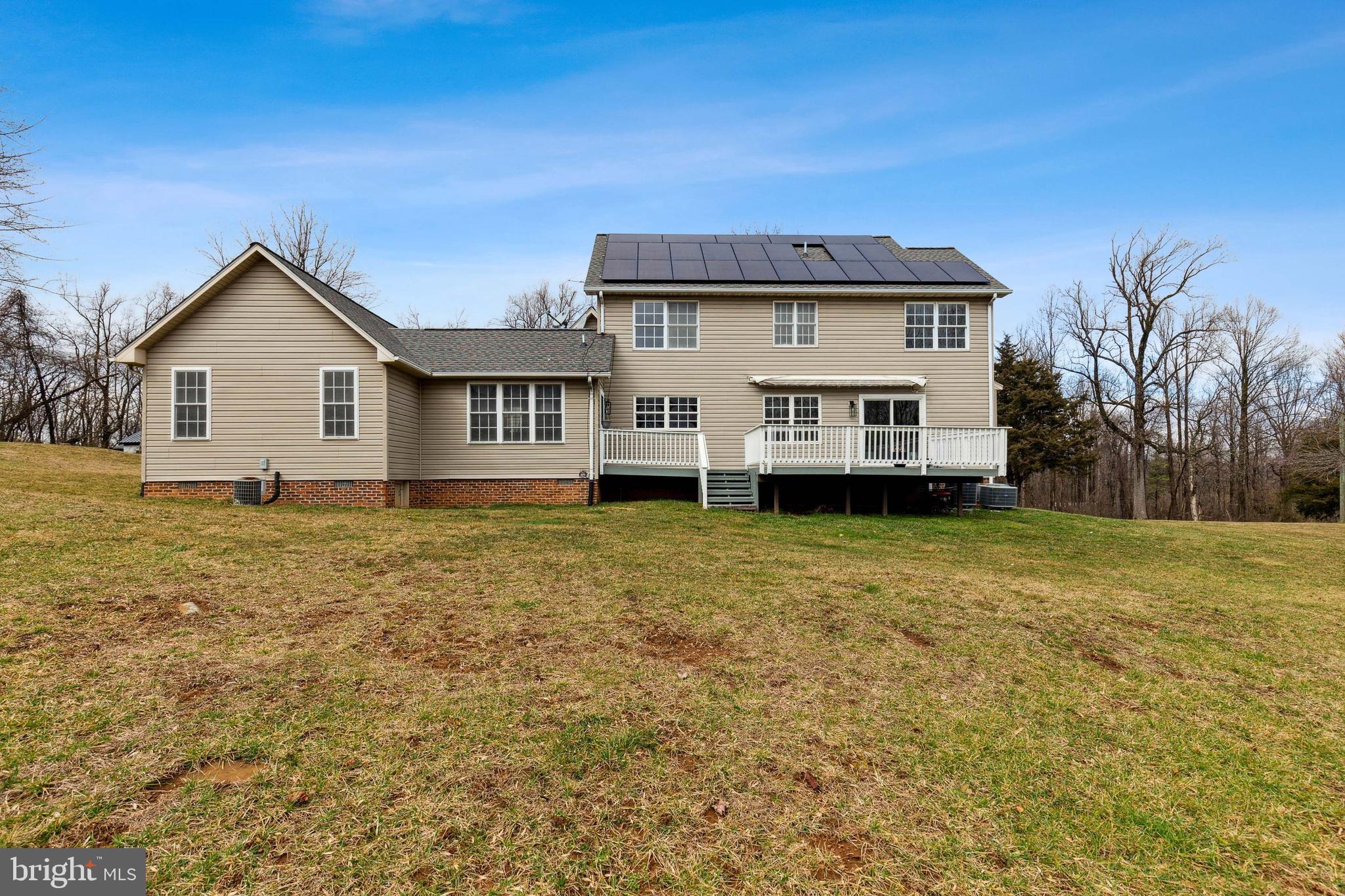 13157 Mt Paran Church Road Linden, VA 22642 - Photo 20 of 27 a view of a house with a garden and deck