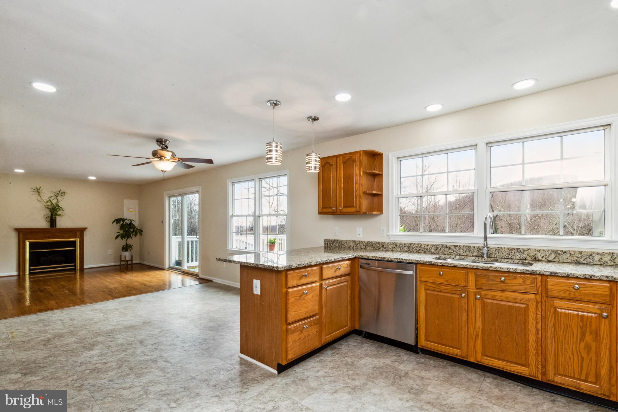 13157 Mt Paran Church Road Linden, VA 22642 - Photo 7 of 27 a large kitchen with a window and a sink