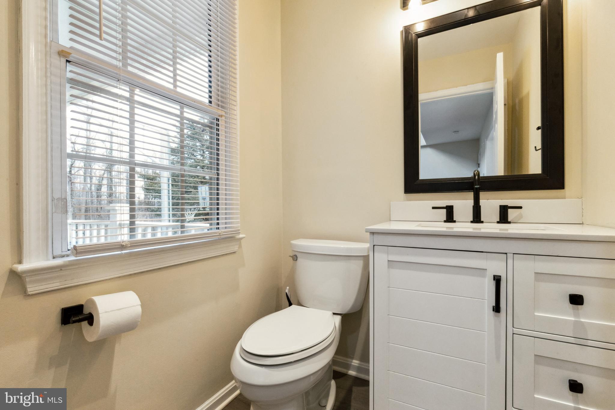 13157 Mt Paran Church Road Linden, VA 22642 - Photo 10 of 27 a bathroom with a sink toilet and mirror