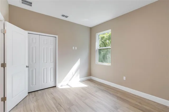 wooden floor in an empty room