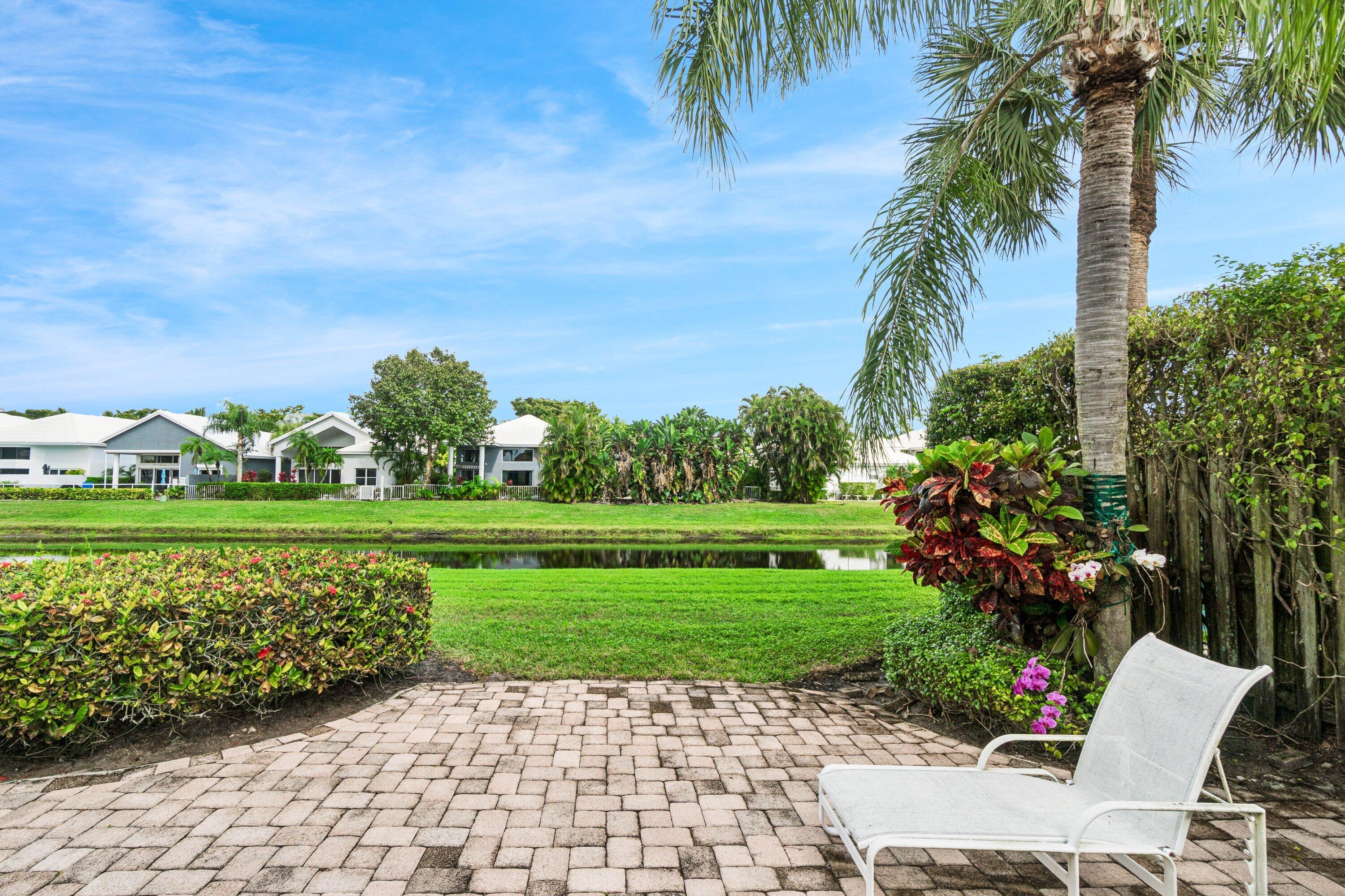 6237 San Michel Way Delray Beach, FL 33484 - Photo 25 of 50 Patio / Lake View