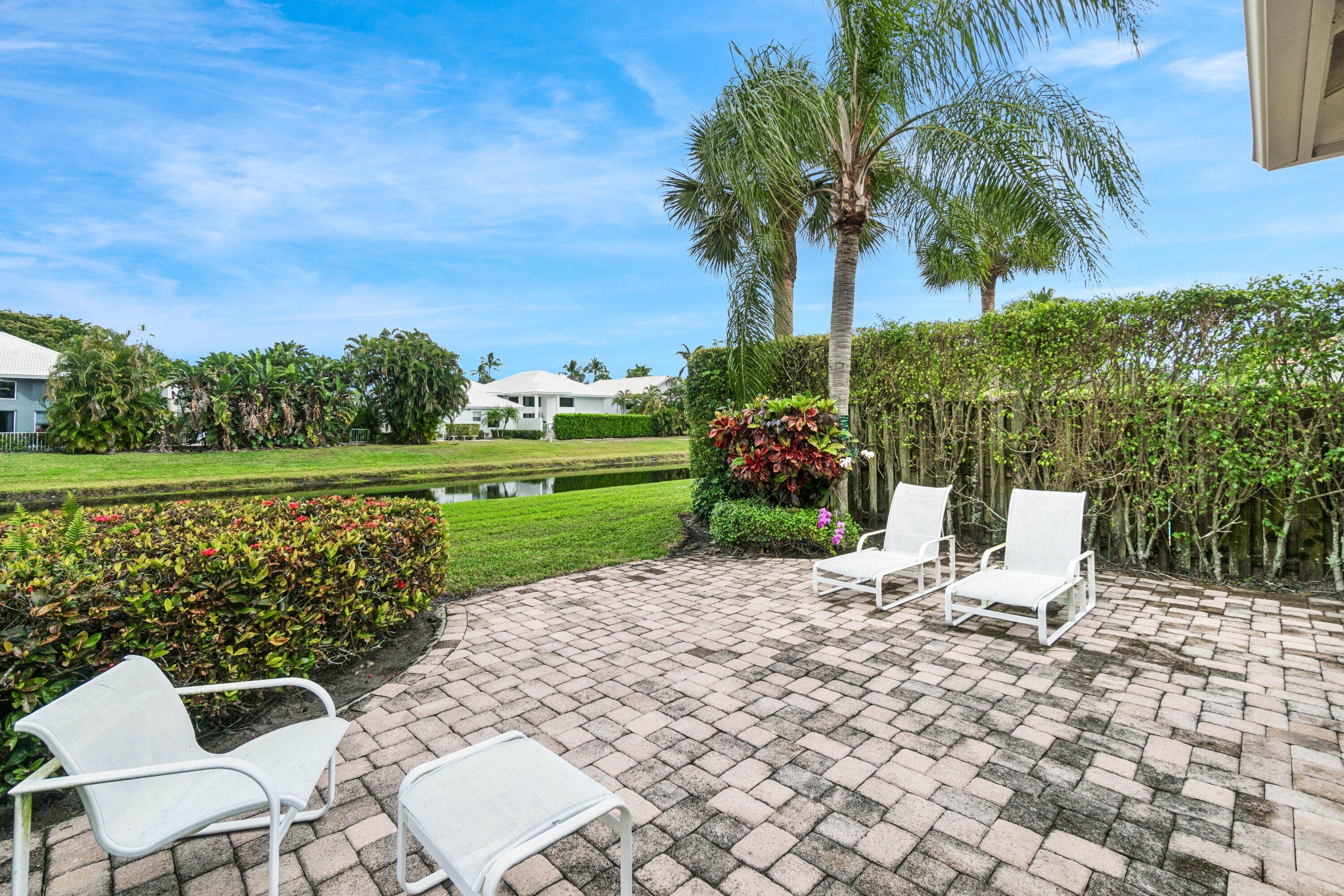 6237 San Michel Way Delray Beach, FL 33484 - Photo 26 of 50 Patio / Lake View