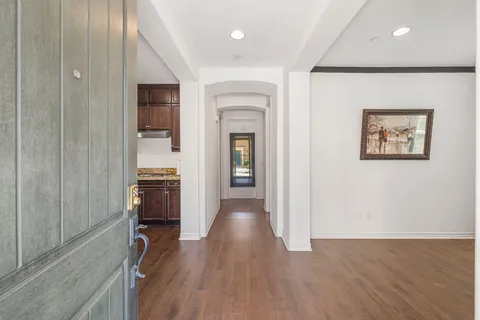 wooden floor in a gallery