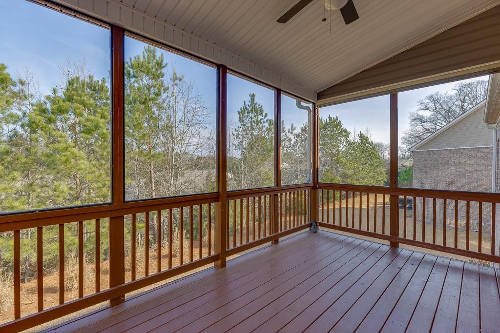 567 Lillian Way Jefferson, GA 30549 - Photo 22 of 80 a view of a balcony with wooden floor