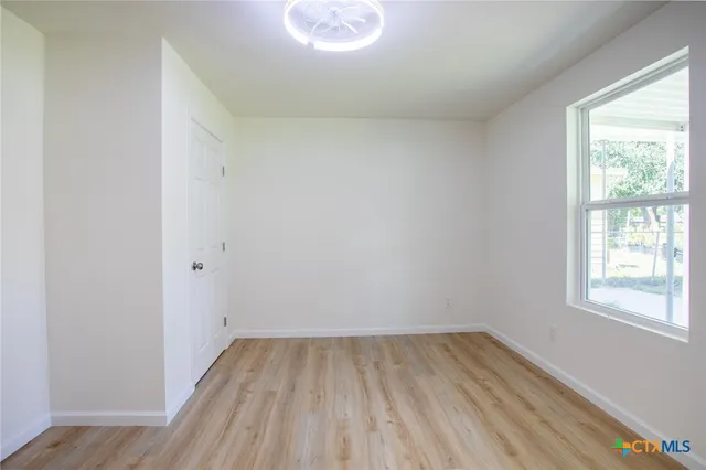 wooden floor in an empty room