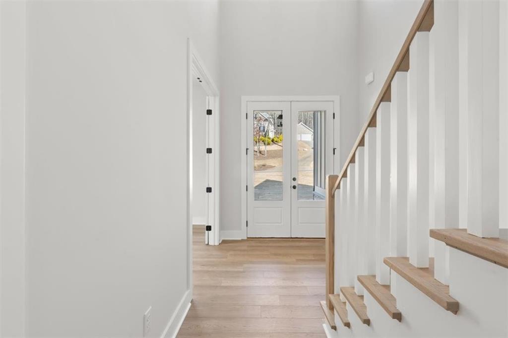 30 Rushden Way Southeast Rome, GA 30161 - Photo 8 of 58 a view of entryway with wooden floor and stairs