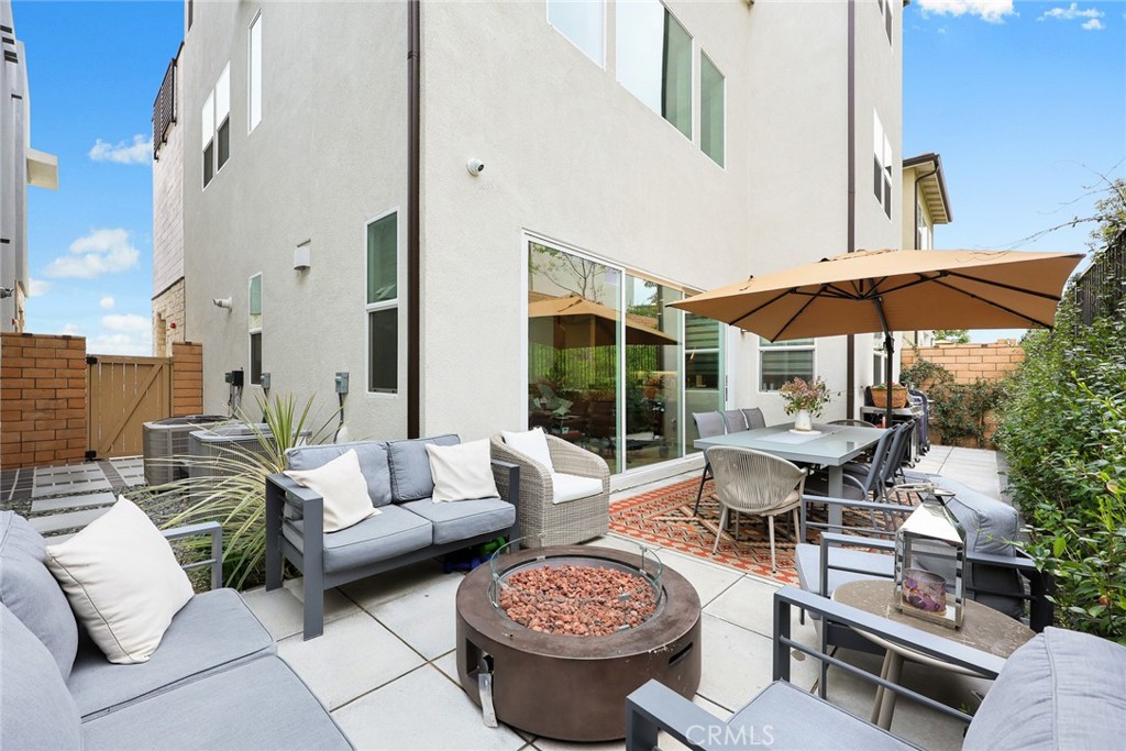 478 Sycamore Montebello, CA 90640 - Photo 46 of 67 a outdoor space with patio the couches and a potted plant on the table