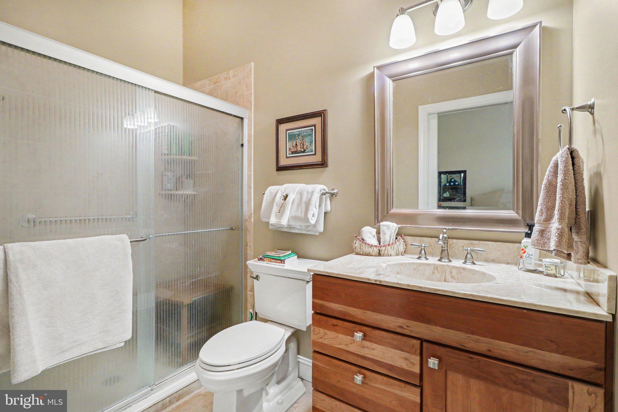 1080 Swatara Road Hershey, PA 17033 - Photo 20 of 59 a bathroom with a sink a toilet and a mirror