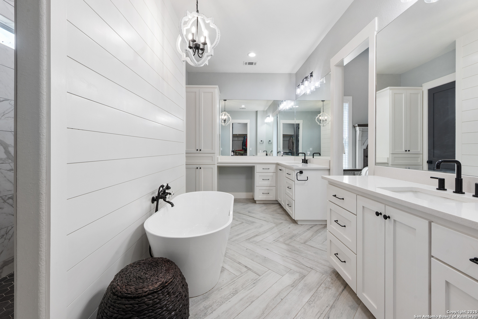 32139 Giboney Road Hempstead, TX 77445 - Photo 26 of 65 a spacious bathroom with a double vanity sink mirror and toilet