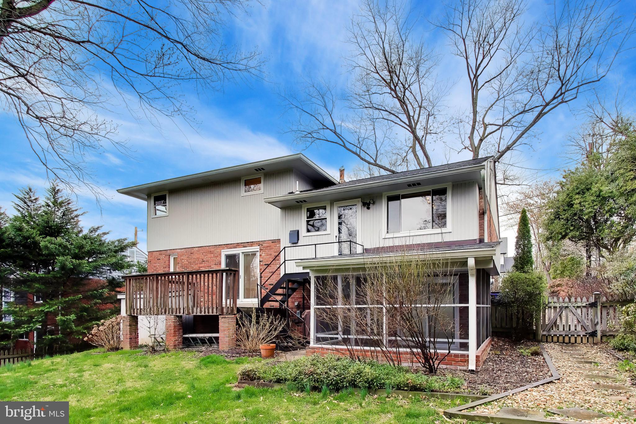 6514 Wilmett Road Bethesda, MD 20817 - Photo 32 of 38 Back of the home view