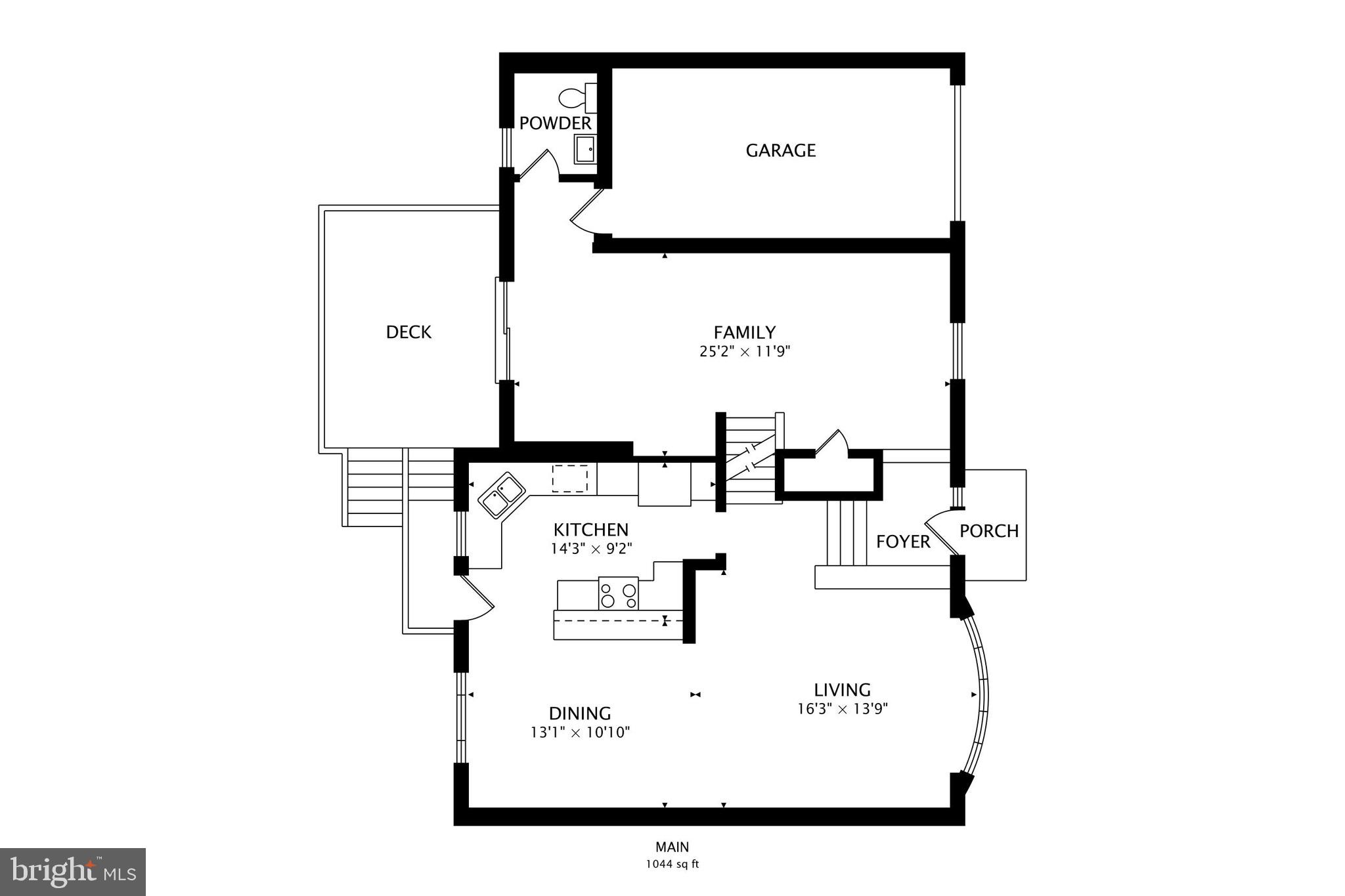 6514 Wilmett Road Bethesda, MD 20817 - Photo 36 of 38 Main Level Floor Plan