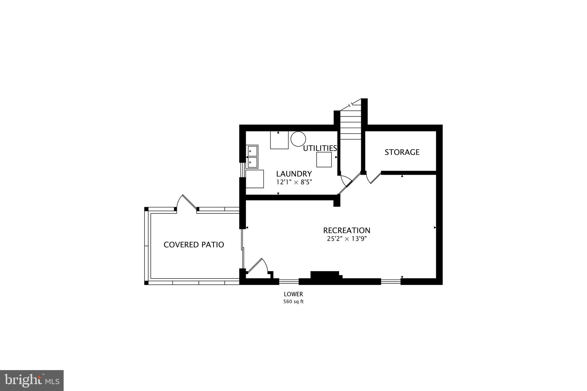 6514 Wilmett Road Bethesda, MD 20817 - Photo 38 of 38 Lower Level Floor Plan