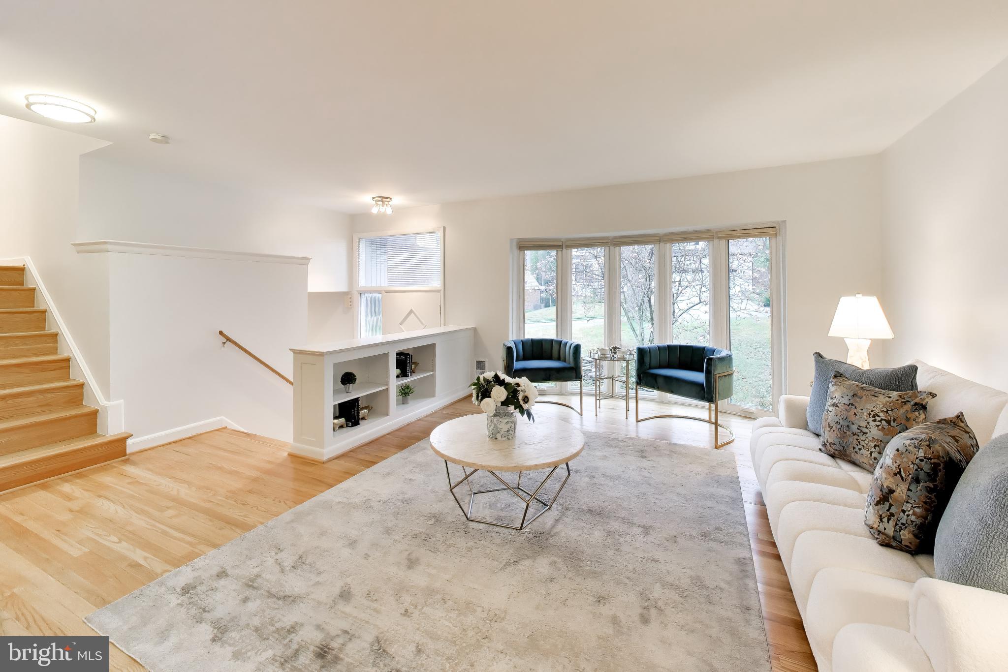 6514 Wilmett Road Bethesda, MD 20817 - Photo 4 of 38 Cute built in bookshelves in living room