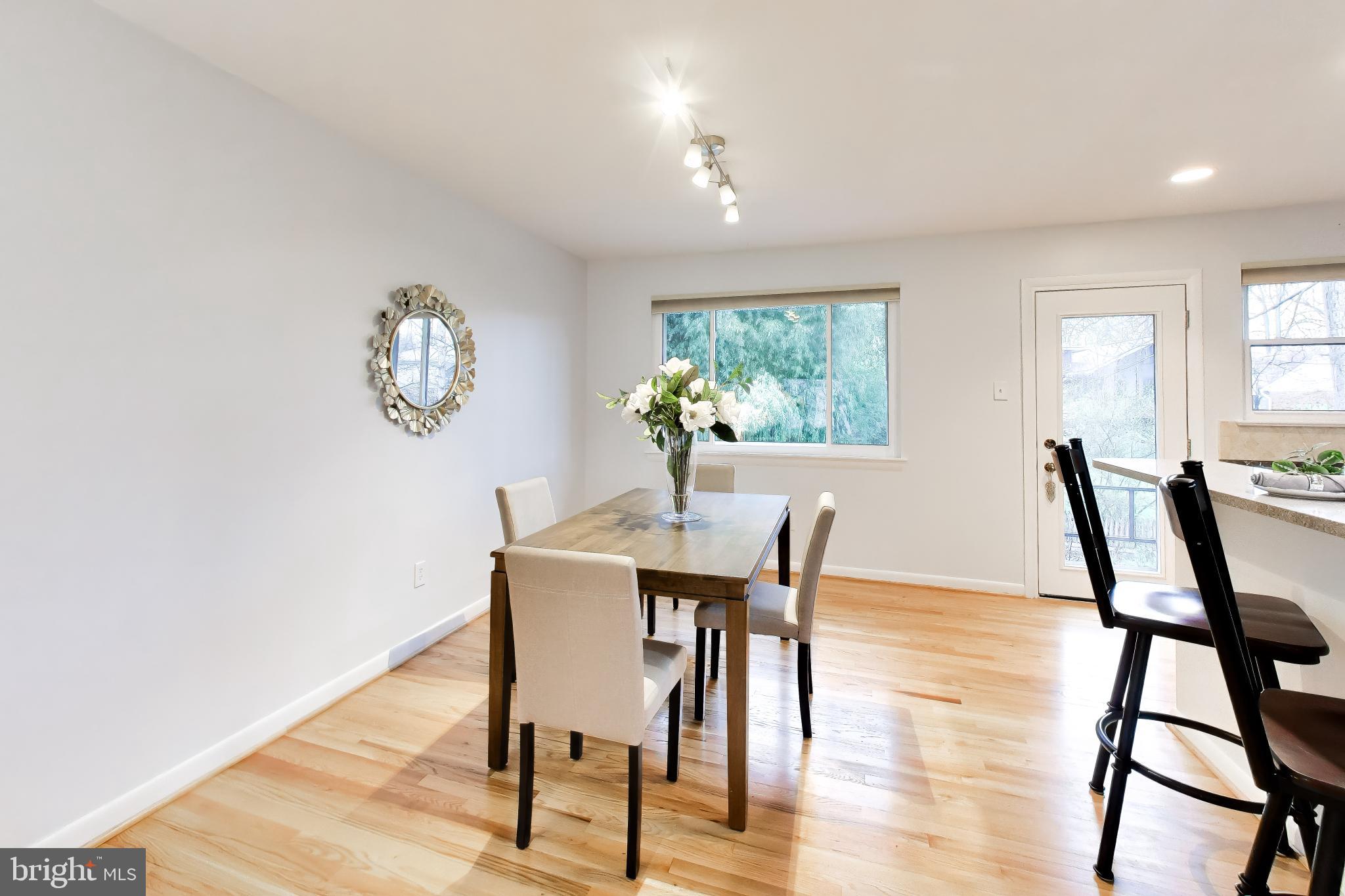 6514 Wilmett Road Bethesda, MD 20817 - Photo 6 of 38 Separate dining area open to kitchen