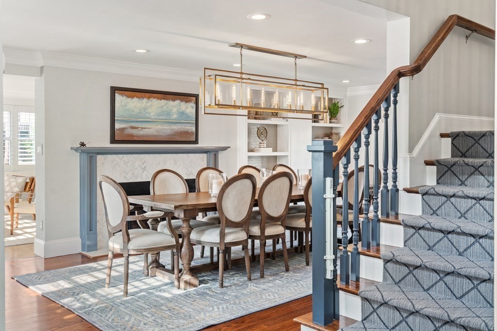 15 Old Town Road Wellesley, MA 02481 - Photo 11 of 30 a view of a dining room with furniture