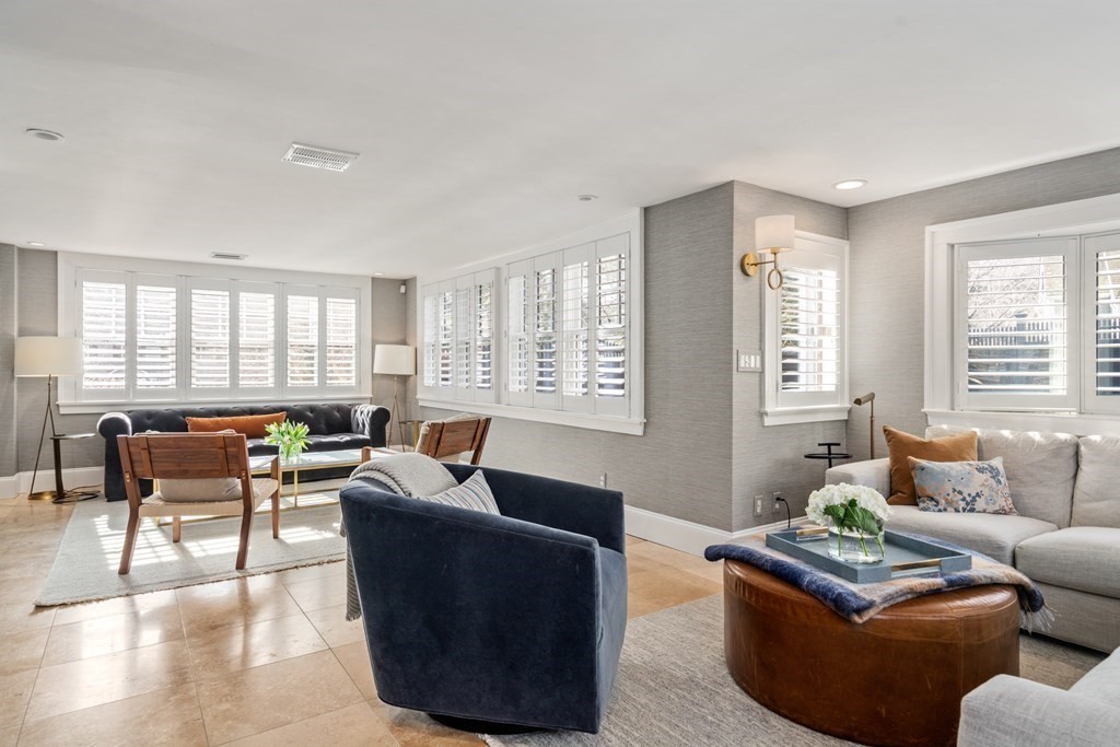 15 Old Town Road Wellesley, MA 02481 - Photo 12 of 30 a living room with furniture and floor to ceiling windows
