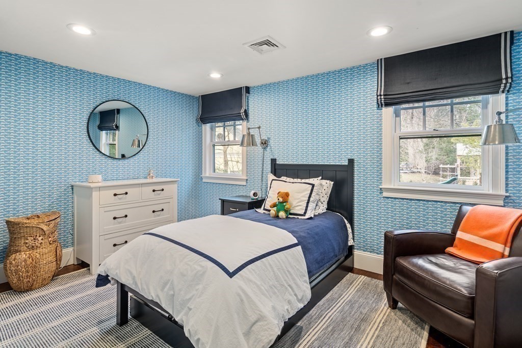 15 Old Town Road Wellesley, MA 02481 - Photo 24 of 30 a bedroom with a bed and a dresser next to a window