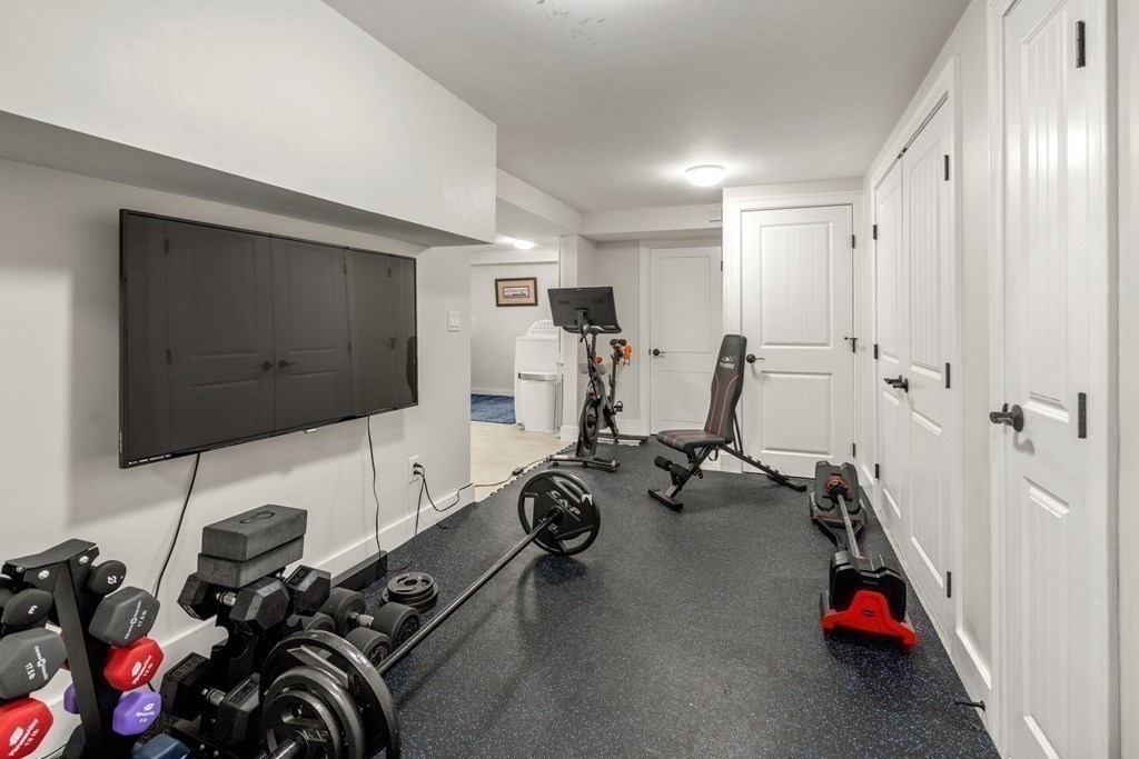 15 Old Town Road Wellesley, MA 02481 - Photo 28 of 30 a view of a room with gym equipment