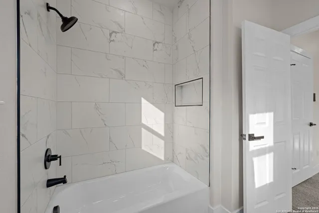 a view of a backyard with a garden