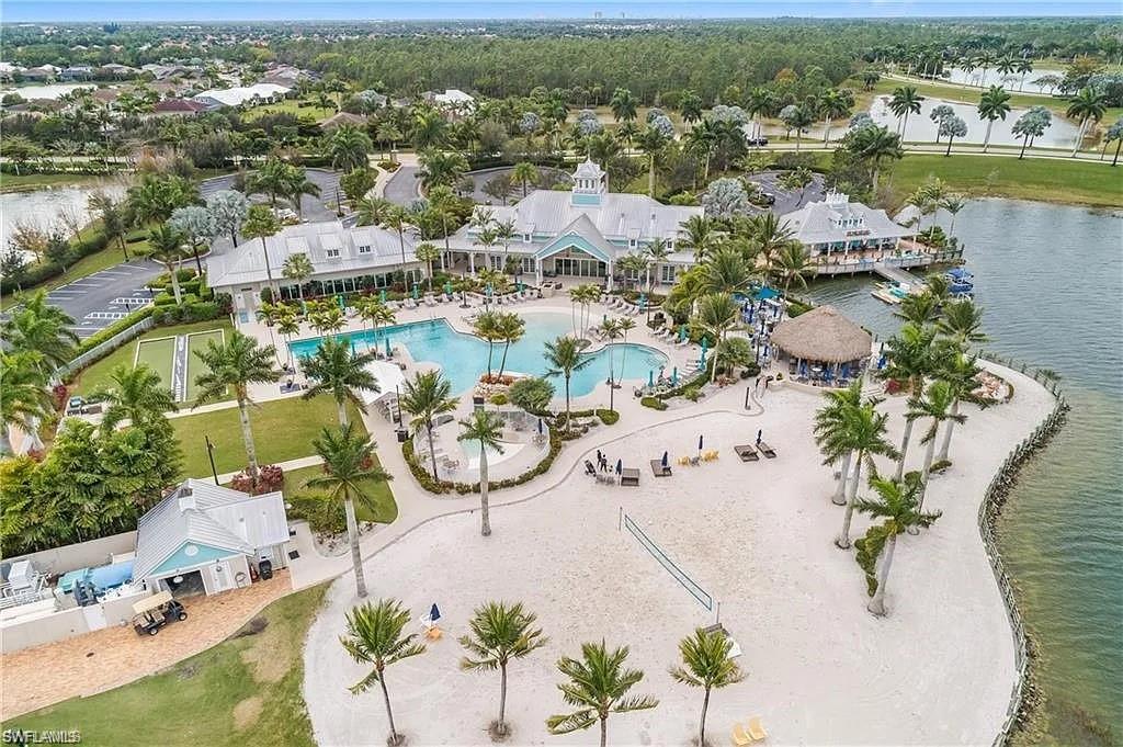 14672 Edgewater Circle Naples, FL 34114 - Photo 40 of 41 an aerial view of residential houses with outdoor space