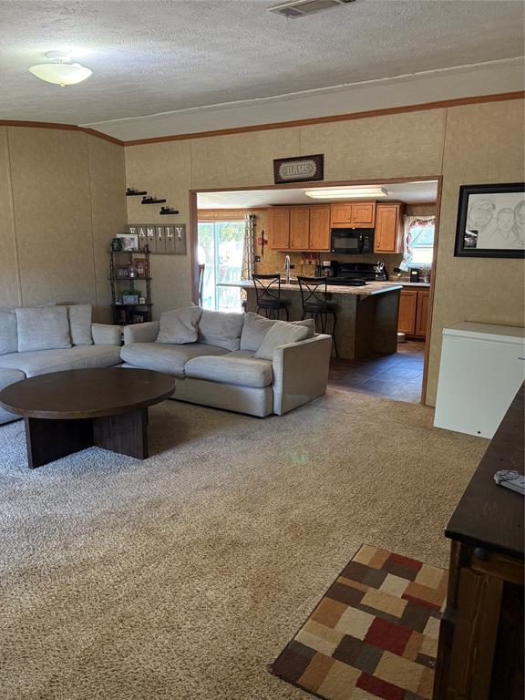 2710 Fairview Road Millsap, TX 76066 - Photo 32 of 40 a living room with furniture and kitchen view
