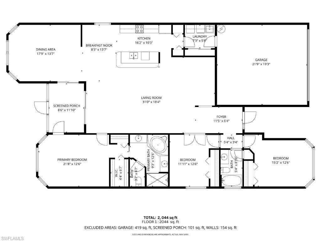 12719 Stone Tower Loop Fort Myers, FL 33913 - Photo 36 of 45 a black and white photo of a white and white wall