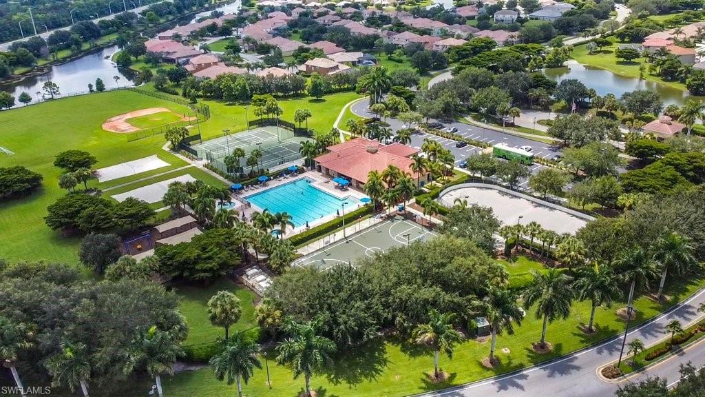12719 Stone Tower Loop Fort Myers, FL 33913 - Photo 39 of 45 an aerial view of a residential houses with outdoor space and trees all around