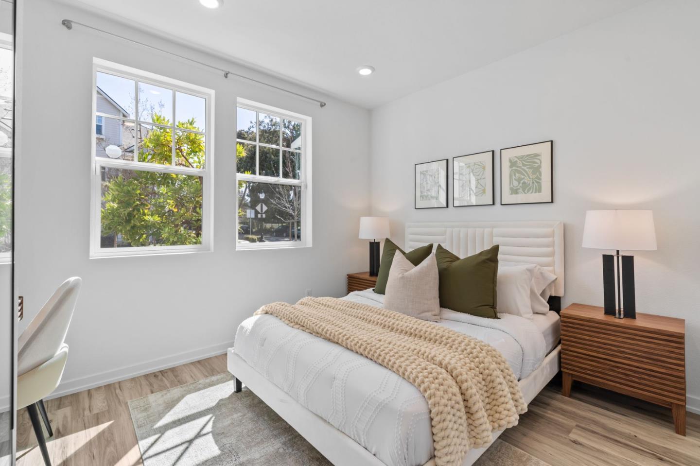 3908 Degree Lane Mountain View, CA 94043 - Photo 4 of 32 a bedroom with a large bed and a window