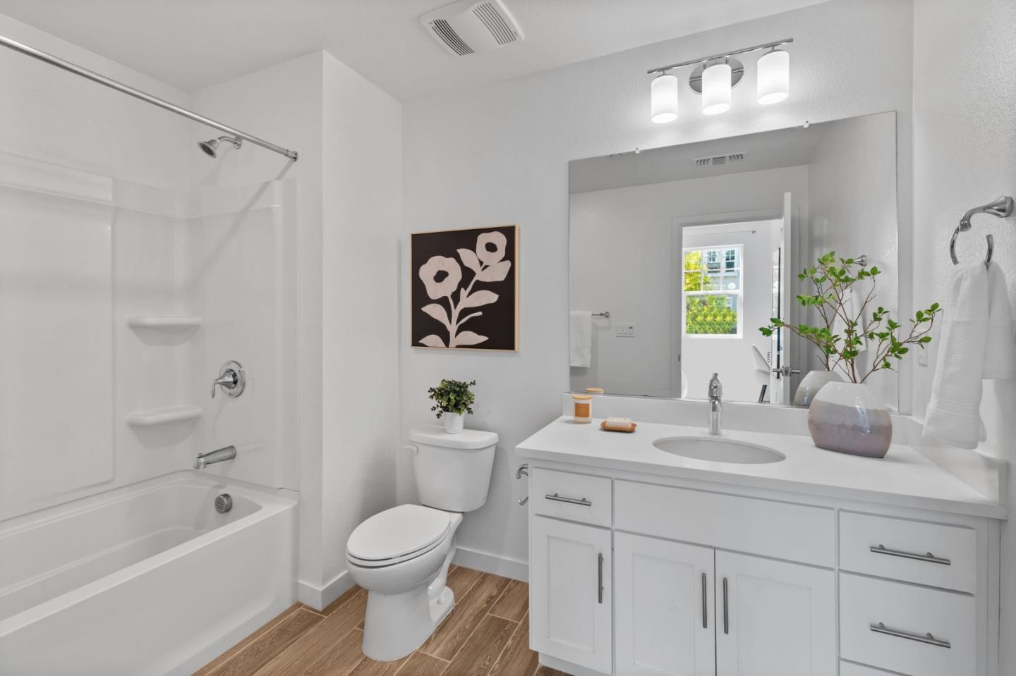 3908 Degree Lane Mountain View, CA 94043 - Photo 5 of 32 a bathroom with a sink a toilet and shower