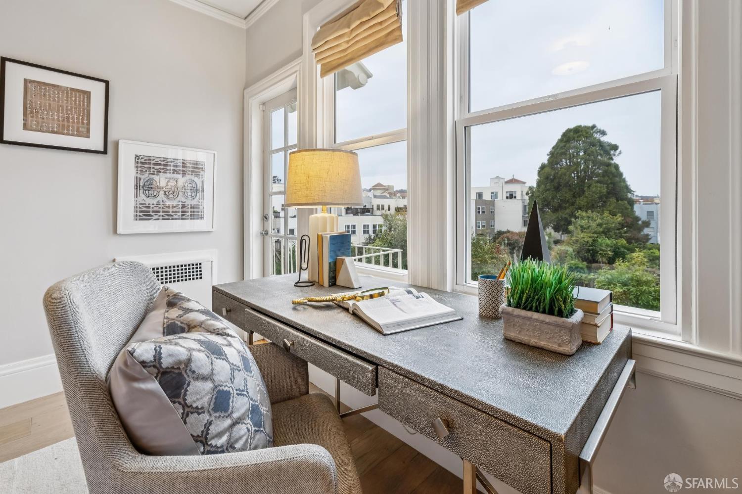 3641 Webster Street San Francisco, CA 94123 - Photo 35 of 52 a living room with furniture and a large window