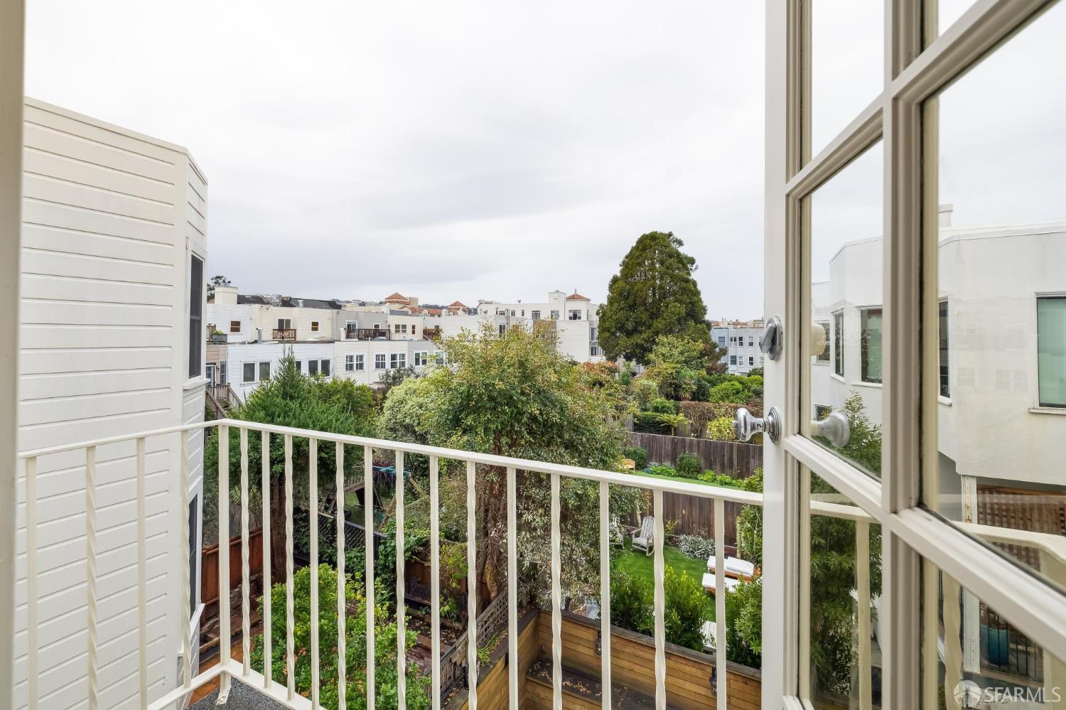 3641 Webster Street San Francisco, CA 94123 - Photo 40 of 52 a view of a balcony with an outdoor space