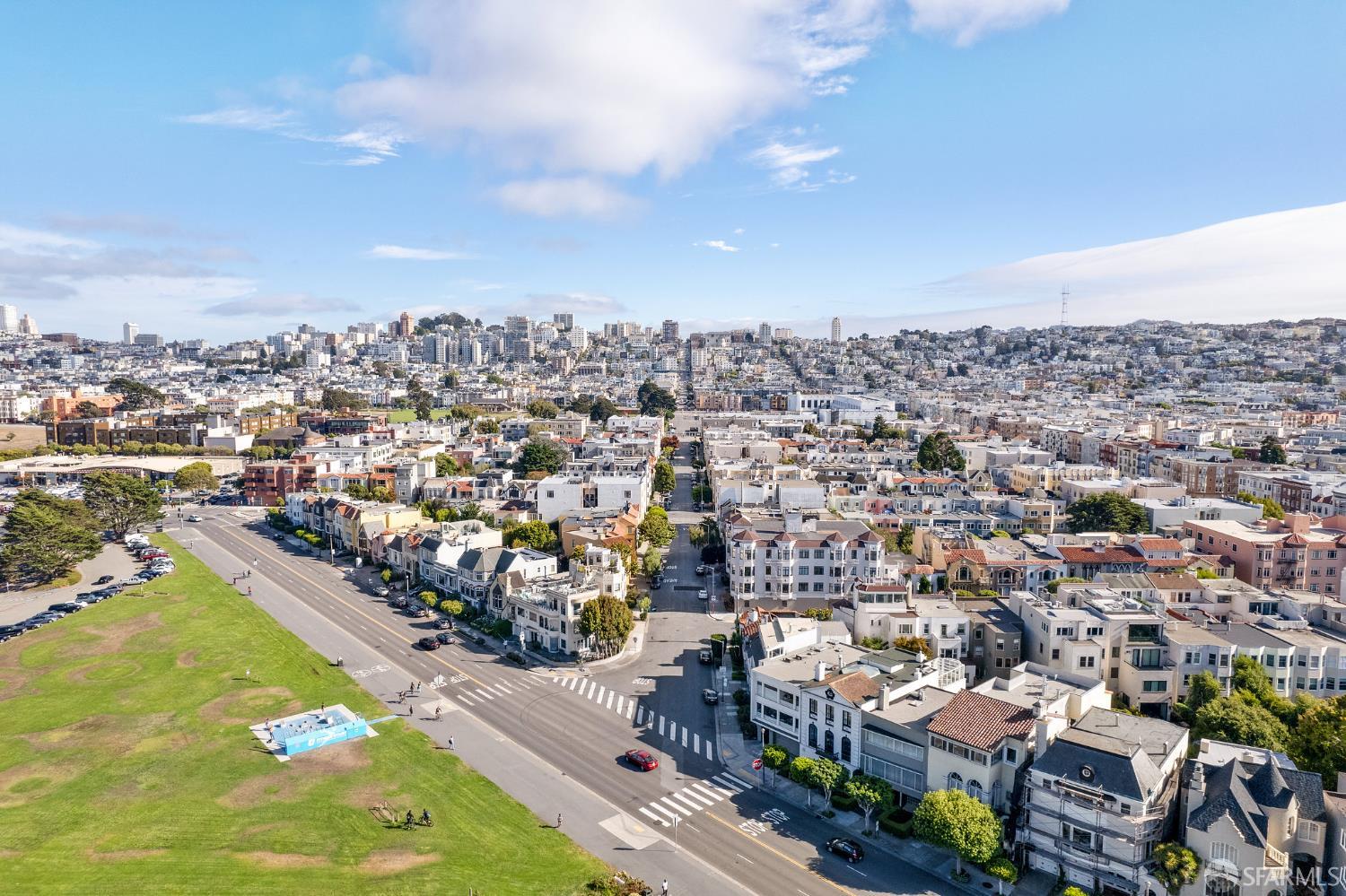 Webster Street San Francisco, CA 94123 - Photo 77 of 83 an aerial view of a residential houses with city view