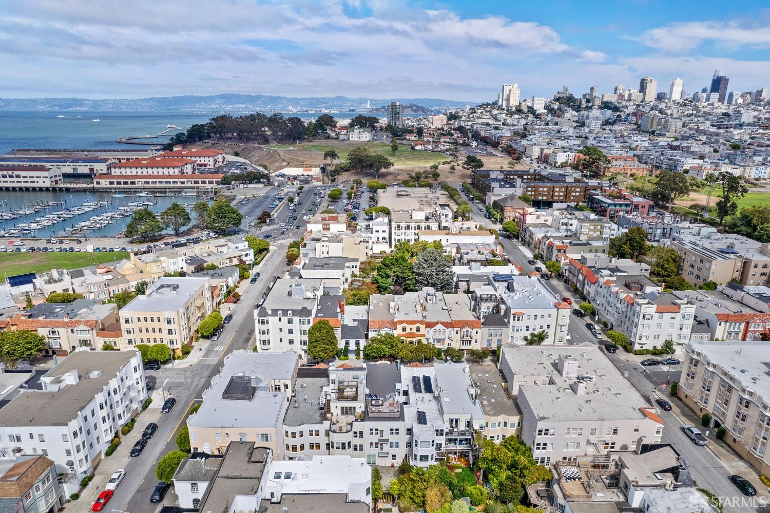 Webster Street San Francisco, CA 94123 - Photo 9 of 83 an aerial view of a city