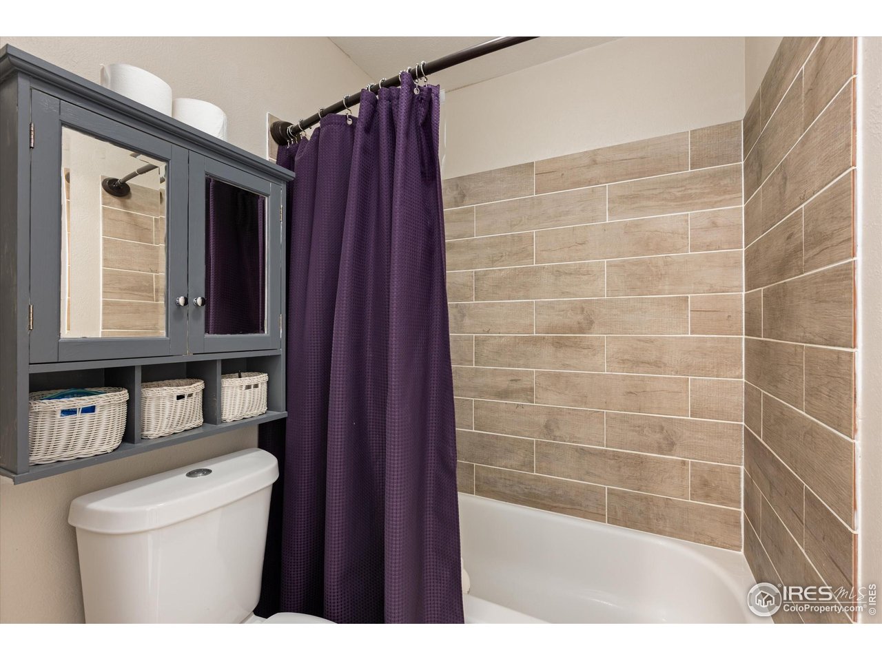 7328 South Gore Range Road Littleton, CO 80127 - Photo 17 of 38 a bathroom with a sink a toilet and shower