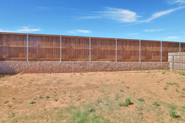 a view of wooden fence
