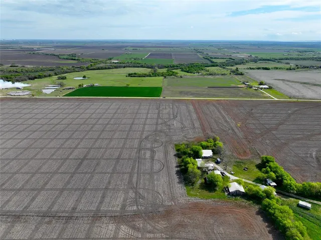 a view of an ocean beach and space
